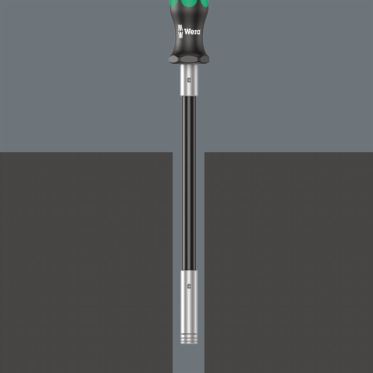 Wera Bitholding Screwdriver Extra Slim With Flexible Shaft - Length 6-7-8"