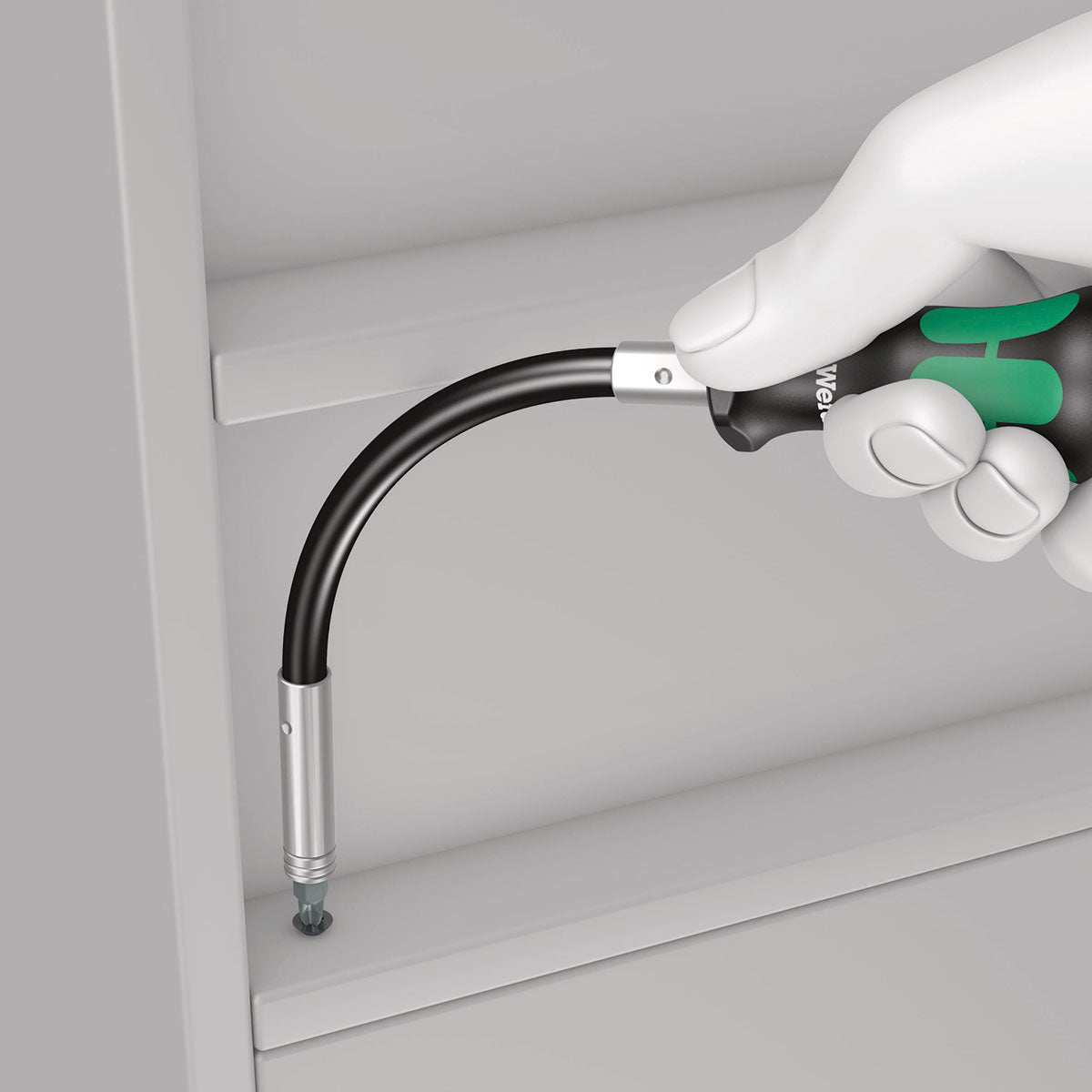 Wera Bitholding Screwdriver Extra Slim With Flexible Shaft - Length 6-7-8"