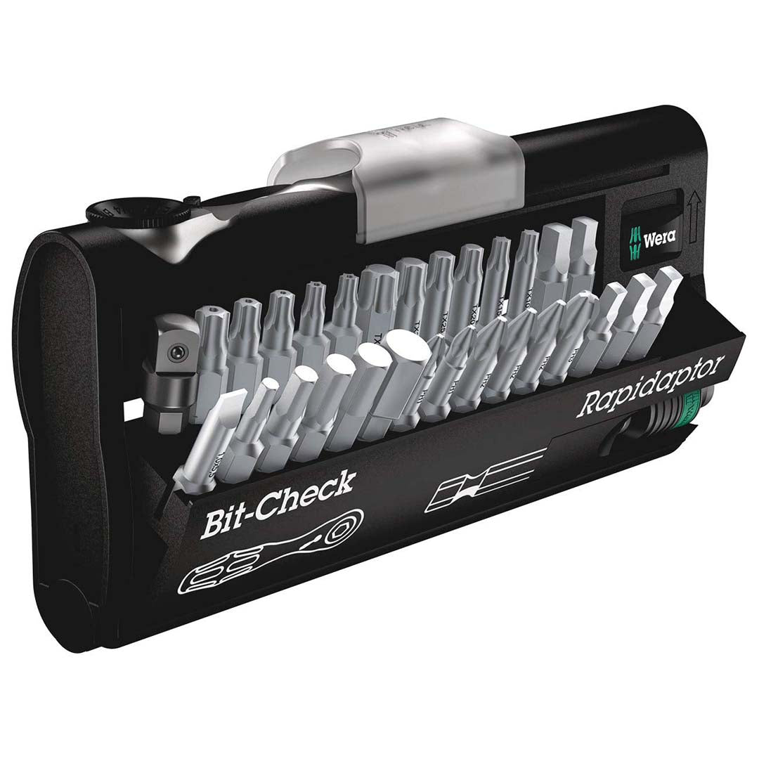 Wera 1-4" Drive Bit Set And Carrying Case (30 Piece)