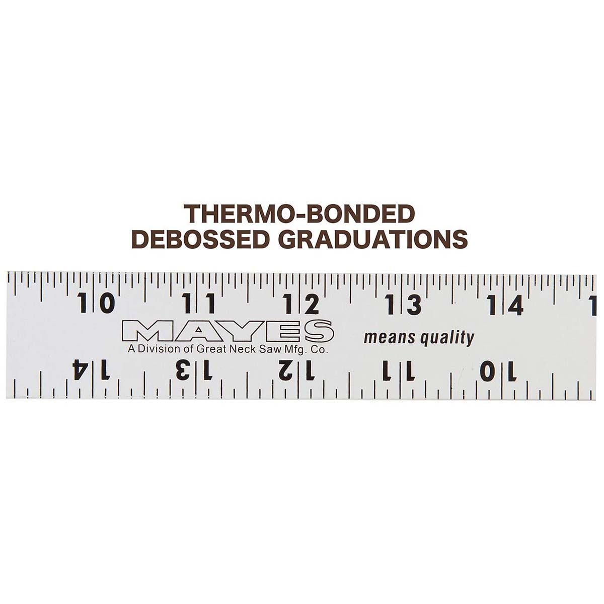 Mayes 24 Inch X 1 Inch Aluminum Ruler