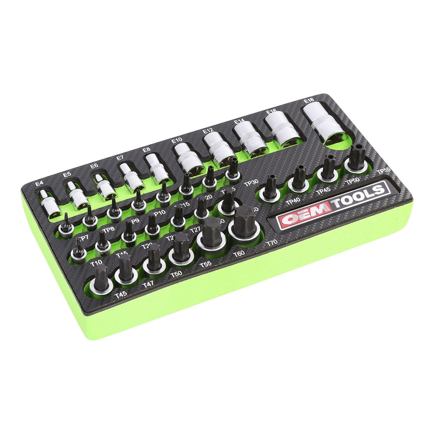 Oem Tools 35 1-4"3-8&12 Star Bit Set