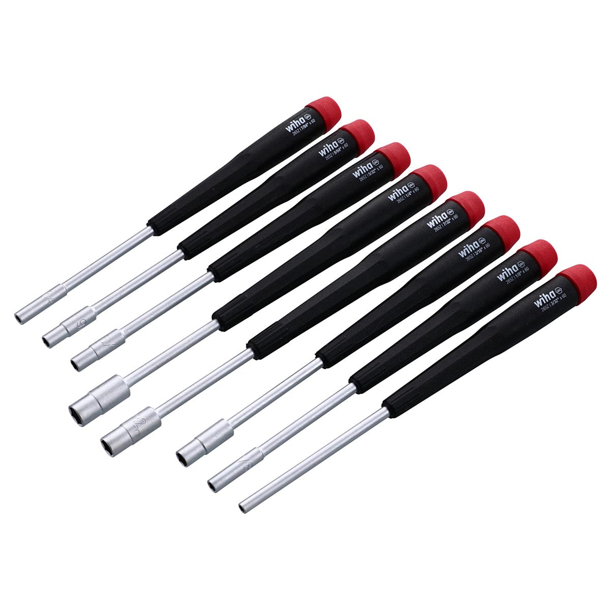 Wiha Precision Nut Driver Sae Screwdrivers - 8 Piece Set
