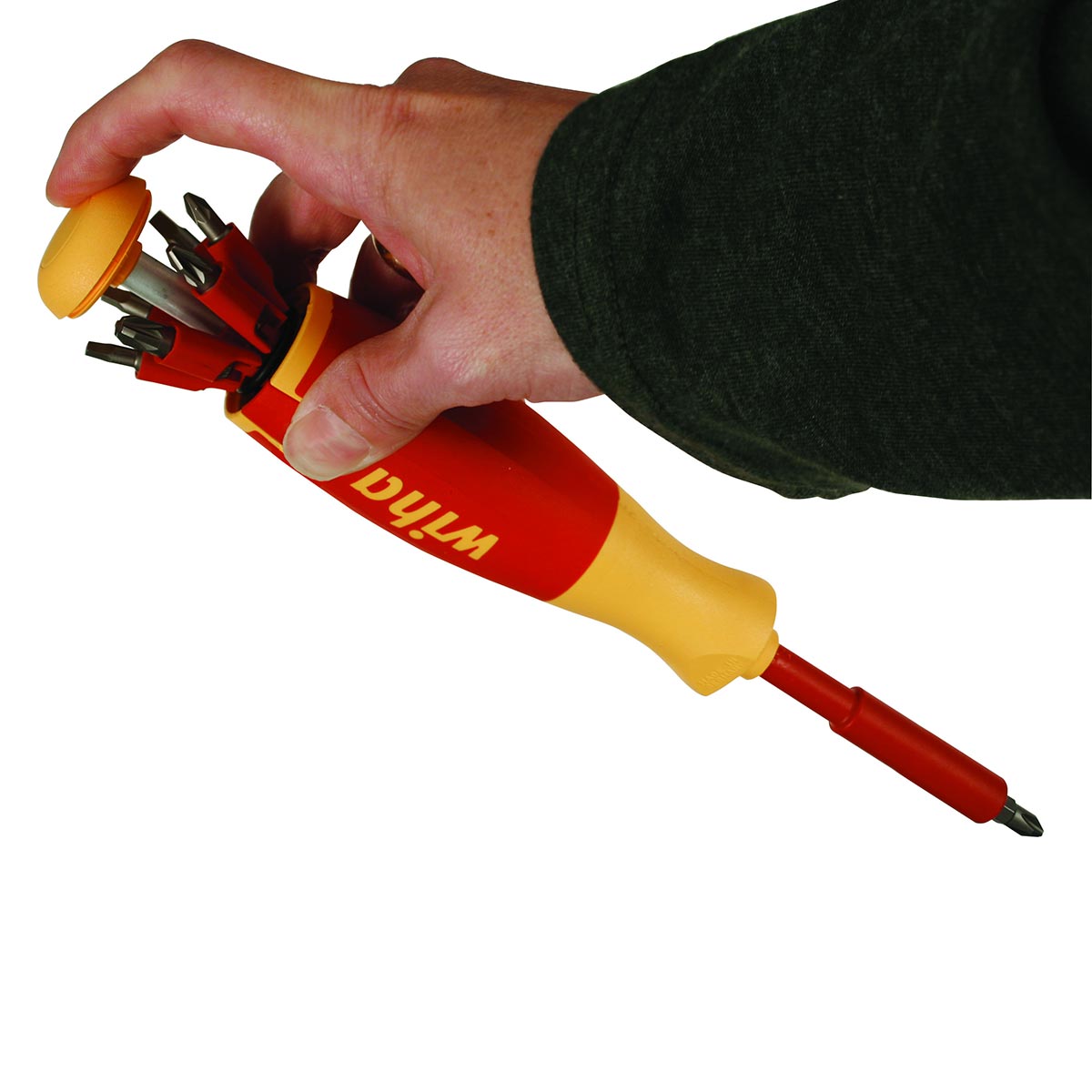 Wiha Insulated Pop-up 1-4" Insert Bit Set - 14 Piece Set
