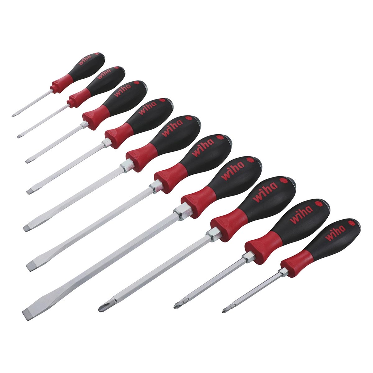 Wiha Softfinish Extra Heavy Duty Slotted-phillips Screwdriver Set - 7 Piece Set