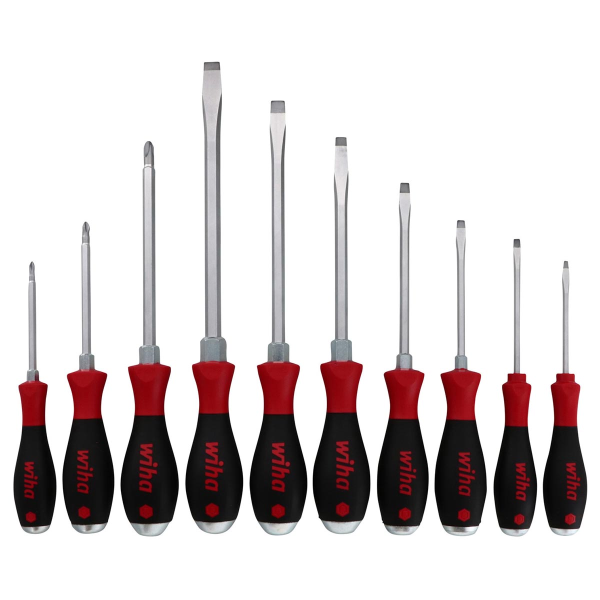 Wiha Softfinish Extra Heavy Duty Slotted-phillips Screwdriver Set - 7 Piece Set