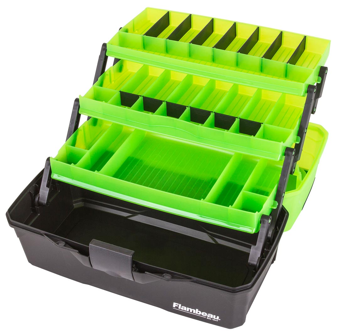 Flambeau 3 Tray Frost Greenblack