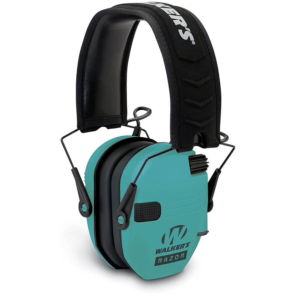 Walker's Razor Slim Electronic Muff - Light Teal