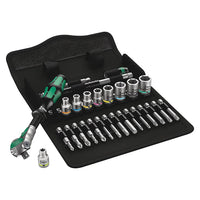 Wera 8100 Sa 6 Zyklop Metric Speed Ratchet Set 28 Piece 1-4" Drive