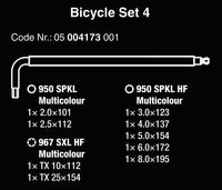 Wera Metric L-key Hex-torx Bicycle "set 4 " (9 Piece Set)