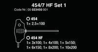 Wera T-handle Metric Hex-plus Driver Set With Rack (7-piece Set)