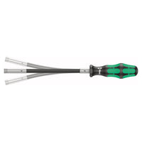 Wera Bitholding Screwdriver Extra Slim With Flexible Shaft - Length 6-7-8"