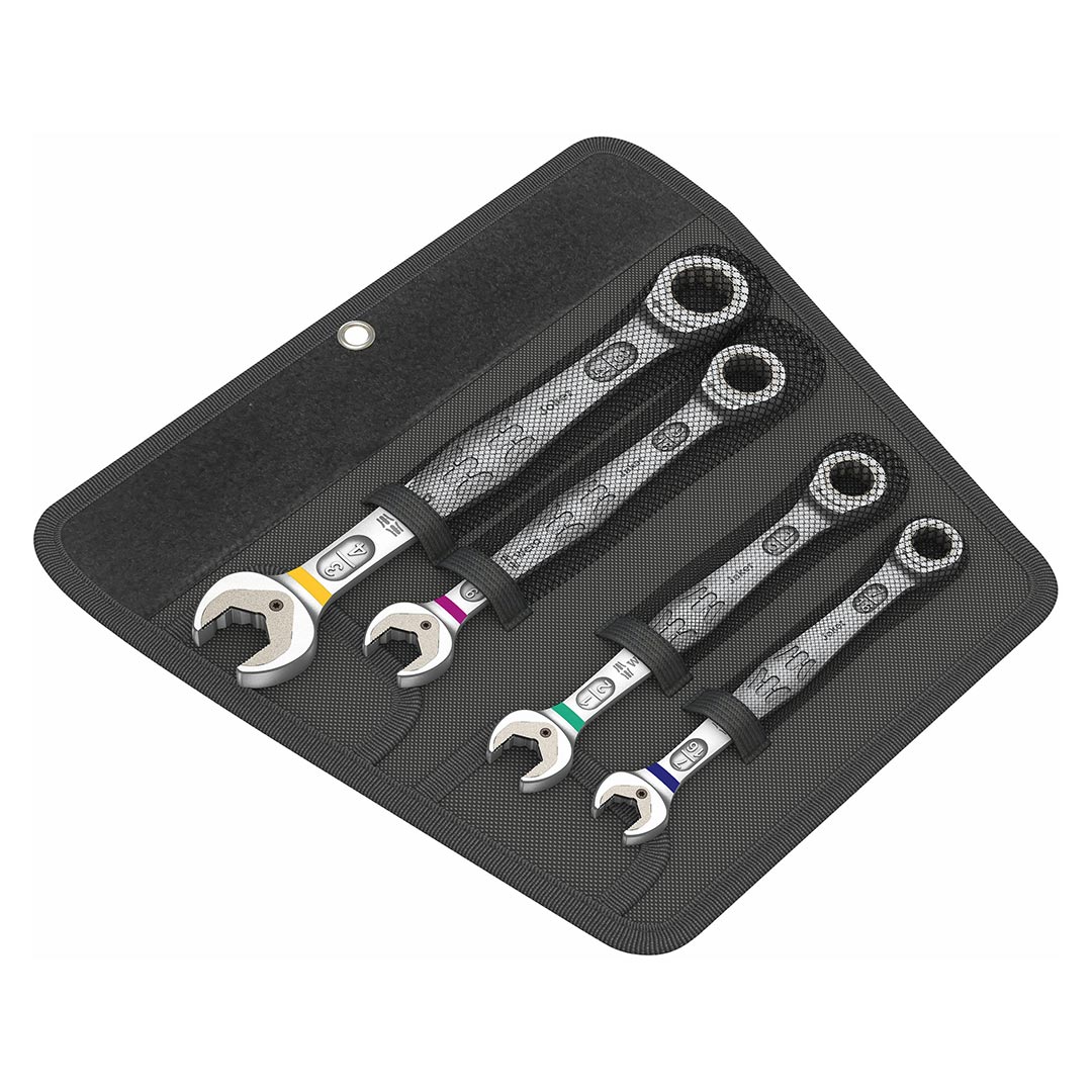 Wera Joker Sae (imperial) Ratcheting Combination Wrench (4-piece Set)