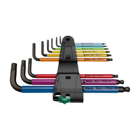 Wera Hex-plus Color Coded Metric L-key 9 Piece Set