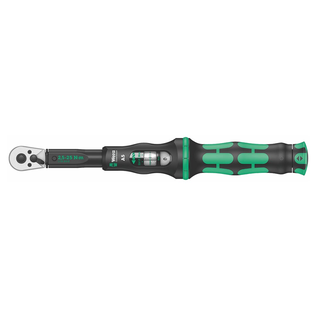 Wera Click-torque Reversible 1-4" Ratchet Wrench (nm Scale)
