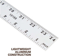 Mayes 24 Inch X 1 Inch Aluminum Ruler