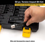Titan 50 Pc Torsion Impact Bit Set