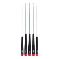 Wiha Precision Long Slotted-phillips Screwdrivers - 5 Piece Set