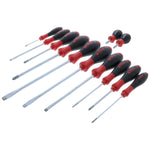 Wiha Softfinish Slotted-phillips Screwdriver - 12 Piece Set