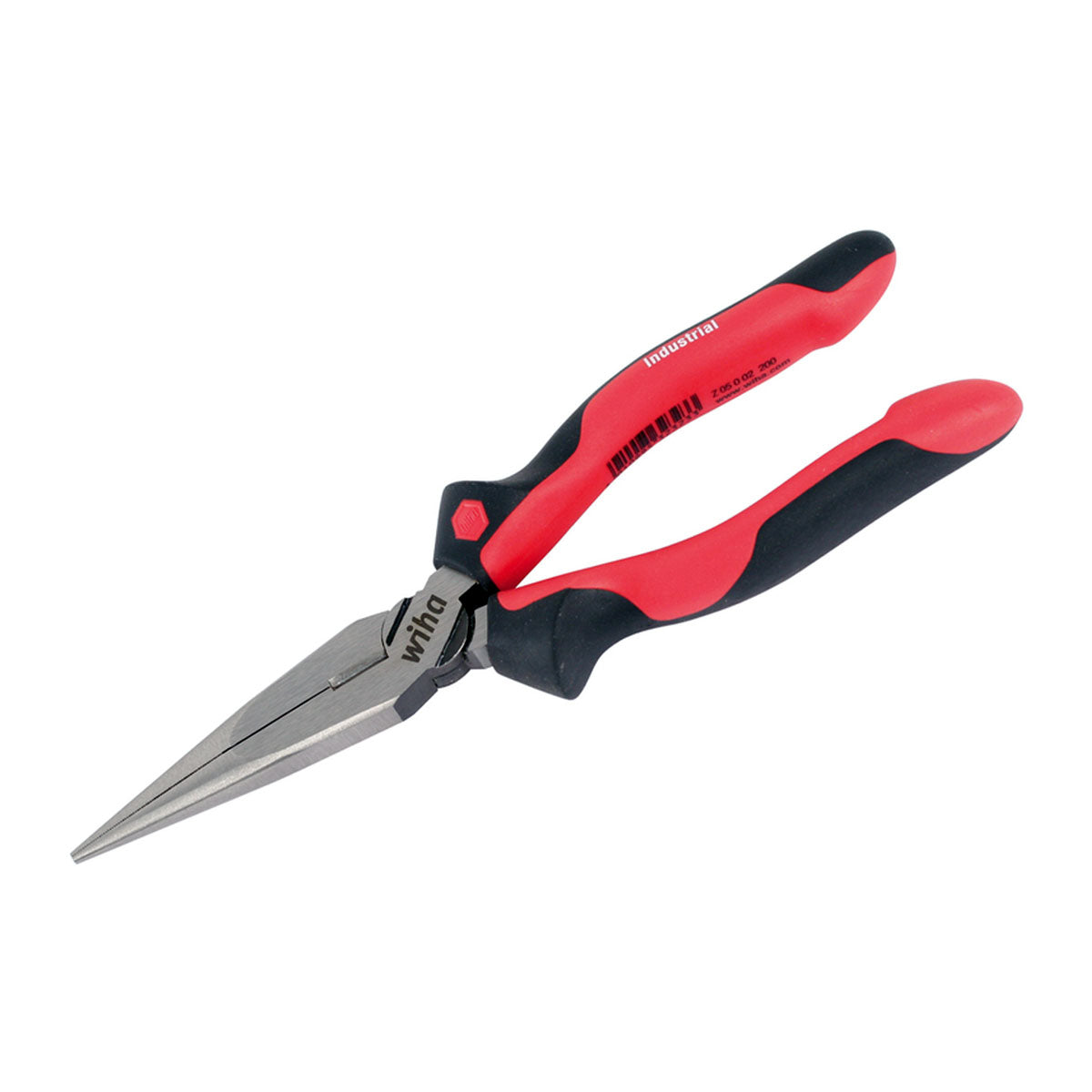 Wiha Industrial Softgrip 6.3" Long Nose Pliers