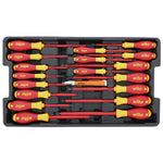 Wiha Master Electricians Insulated Tools Set In Rolling Hard Case - 80 Piece Set