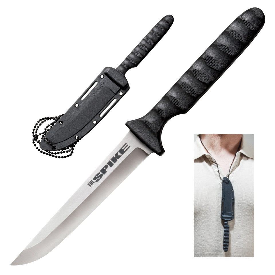 Cold Steel Drop Point 4" Blade Spike Knife Neck Knife