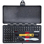 Wiha System-4 Esd Safe Master Technician Ratchet And Microbits Set - 65 Piece Set
