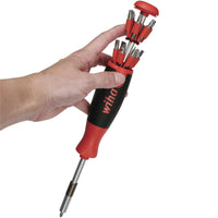 Wiha 26-in-1 Bit Holder Ultra Driver Tradesman - 14 Piece Set