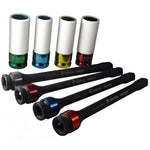 Astro 78818 8 Piece Torque Limiting Extension And Protective Impact Socket Combo Set