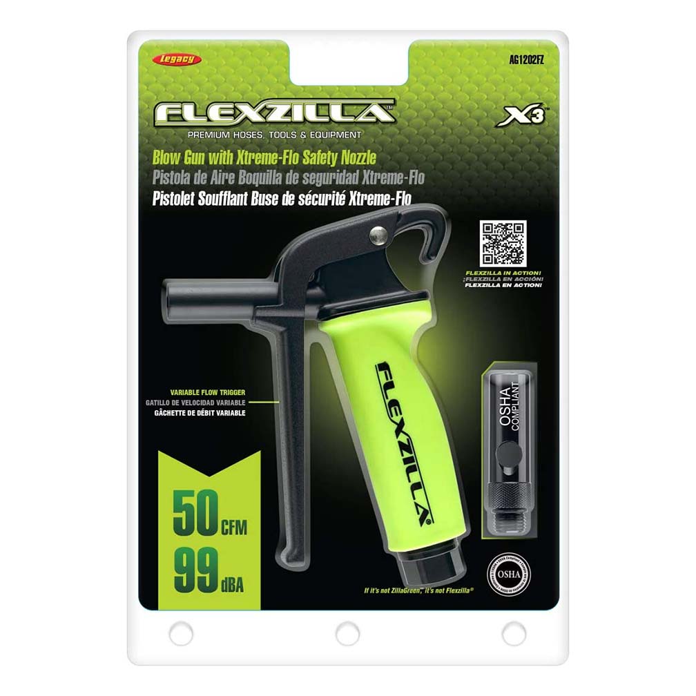 Flexzilla X3 Blow Gun With Xtreme-flo Safety Nozzle