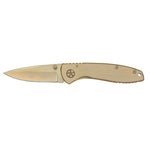 S&w Executive Ck110gl Frame Lock Folding Knife Drop Point Blade