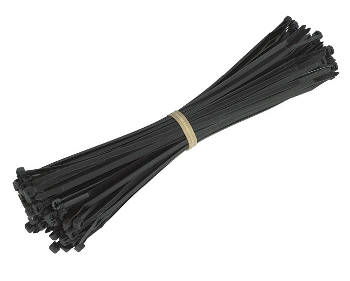Wire Ties 12" Black 100 Pcs Xscorpion