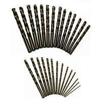 Drill America 1-16-1-2x64ths Cobalt Set In Plastic Case