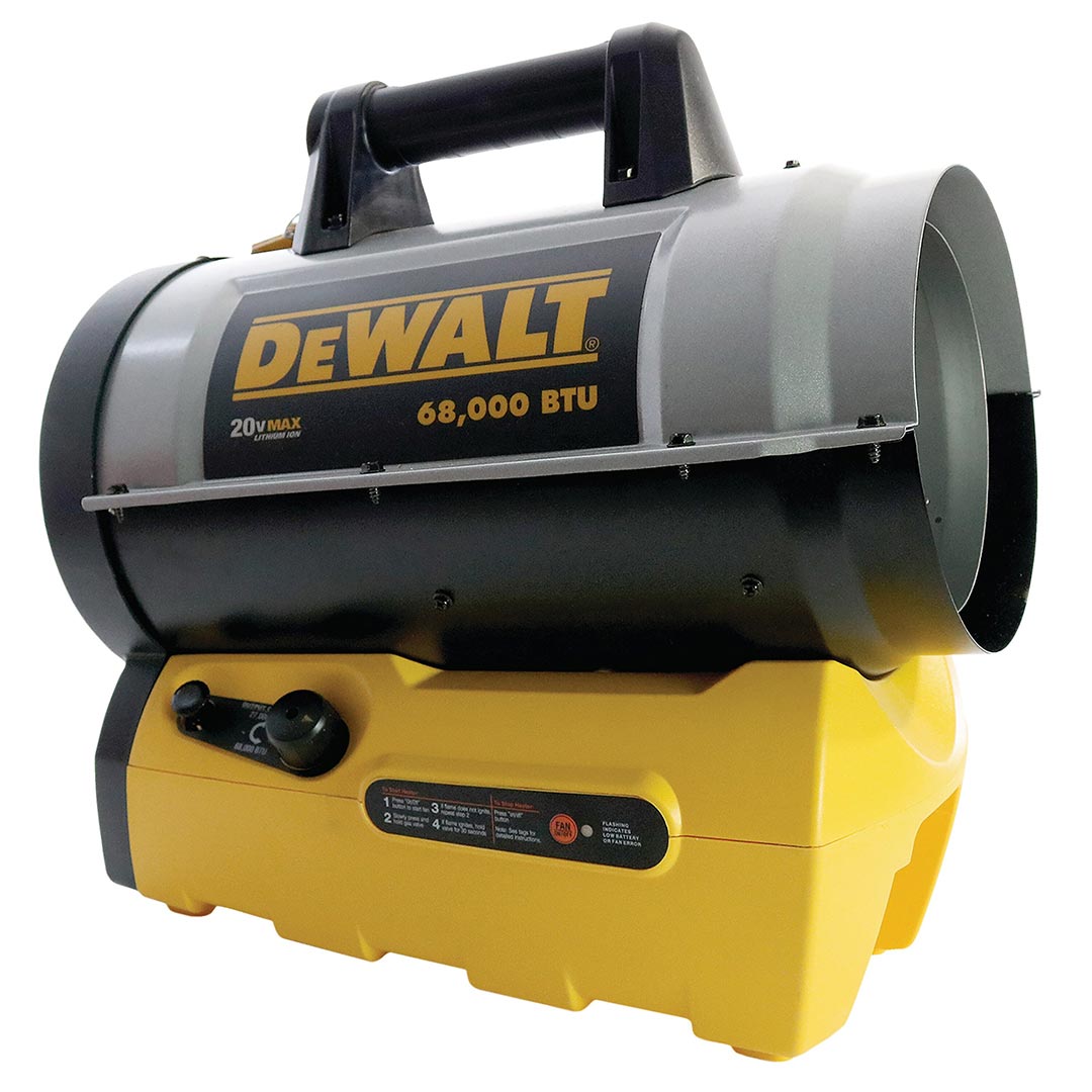 Mr. Heater Dewalt (dxh70cfav) 68000 Btu Cordless Forced Air Propane Heater (bare Tool)