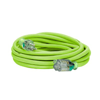 Flexzilla Pro Extension Cord 12-3 Awg Sjtw 25ft Outdoor Lighted Plug