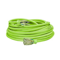 Flexzilla Pro Extension Cord 12-3 Awg Sjtw 50ft Outdoor Lighted Plug