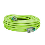 Flexzilla Pro Extension Cord 10-3 Awg Sjtw 50ft Outdoor Lighted Plug