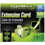 Flexzilla Pro Extension Cord 10-3 Awg Sjtw 100ft Outdoor Lighted Plug