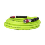 Flexzilla Air Hose 1-4in X 25ft W- Colorconnex Coupler  Plug Type D Red
