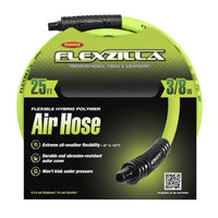Flexzilla Air Hose 3-8in X 25ft 1-4in Mnpt Fittings