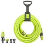 Flexzilla Garden Hose Kit W- Quick Connect Attachments 1-2in X 50ft