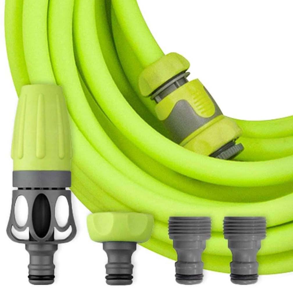 Flexzilla Garden Hose Kit W- Quick Connect Attachments 1-2in X 50ft