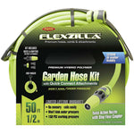 Flexzilla Garden Hose Kit W- Quick Connect Attachments 1-2in X 50ft