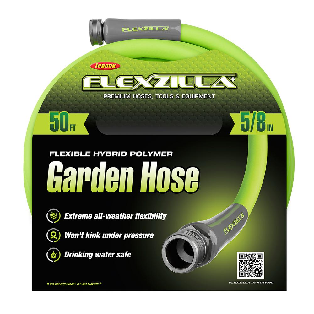 Flexzilla Garden Hose 5-8in X 50ft 3-4in   11 1-2 Ght Fittings
