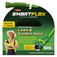 Smartflex Garden Hose 5-8in X 100ft 3-4in   11 1-2 Ght Fittings