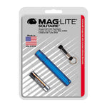 Maglite Incandescent 1-cell Aaa Solitaire Flashlight Blue