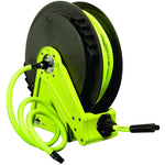 Flexzilla Retractable Air Hose Reel Open Face Single Axle Arm 3-8