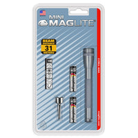 Maglite Xenon 2-cell Aaa Flashlight Gray