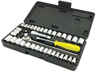 Great Neck Saw Pso40 Drive Socket Set 1-4-inch And 3-8-inch Drive 40-piece