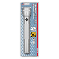 Maglite Incandescent 3-cell D Flashlight - Silver (blister Pack)